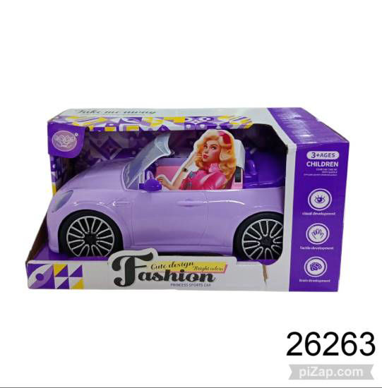 Imagen de AUTO BARBIE LILA CON CINTURON SEGURIDAD 4.26